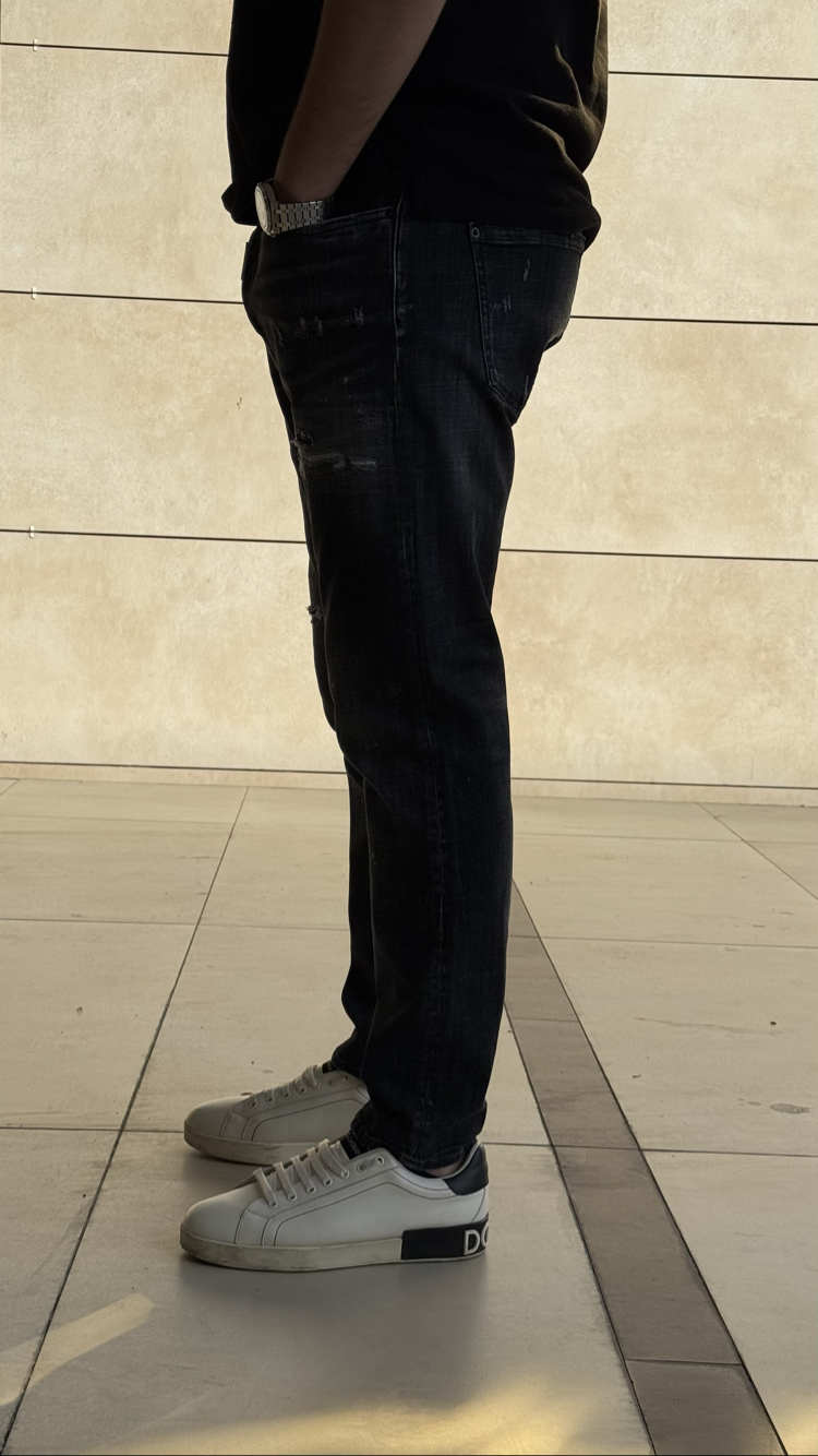 DSQUARED2 BLACK LAZERLİ PREMIUM JEANS 