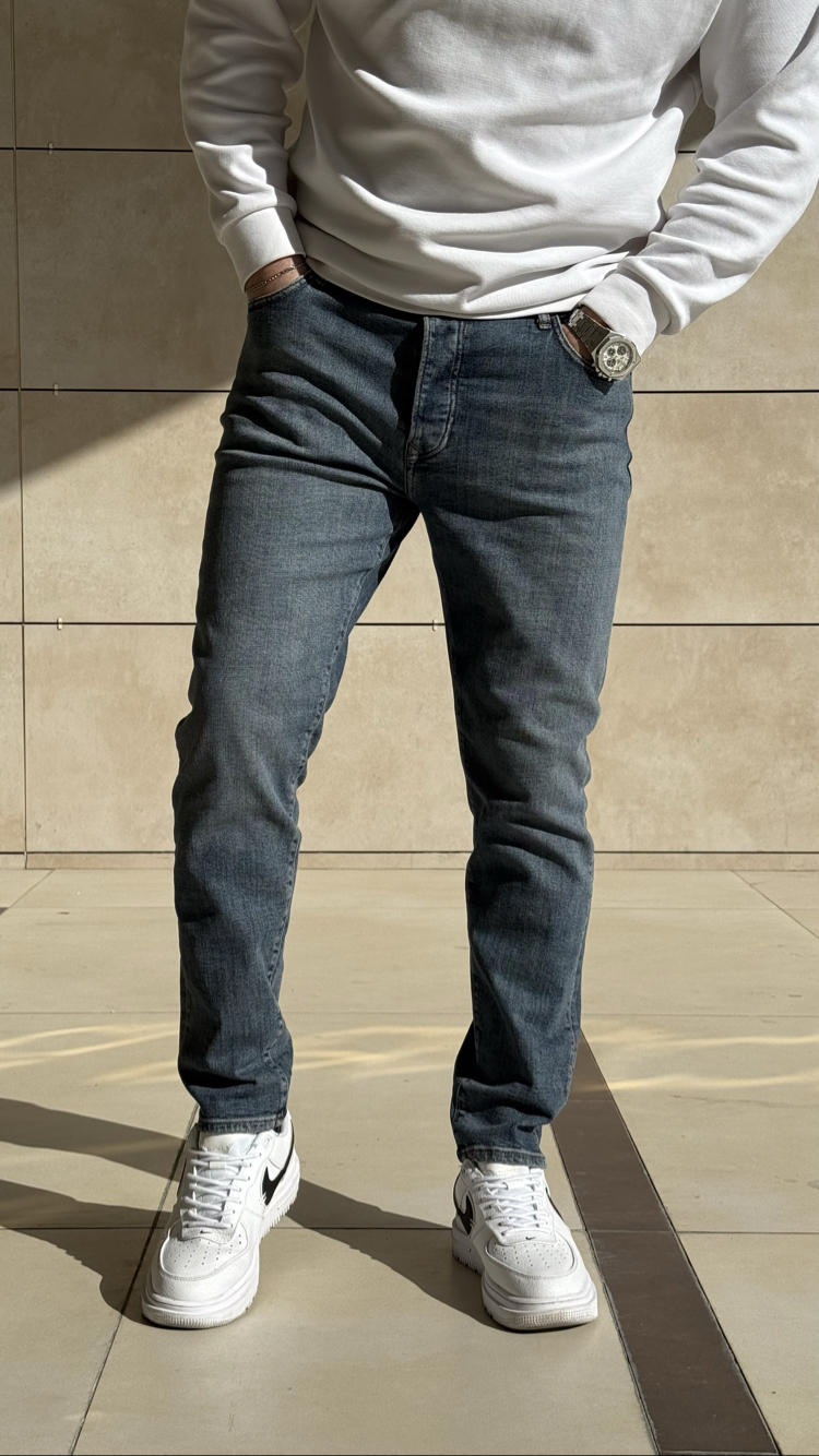 HERMES GLACIER BLUE PREMIUM JEANS 