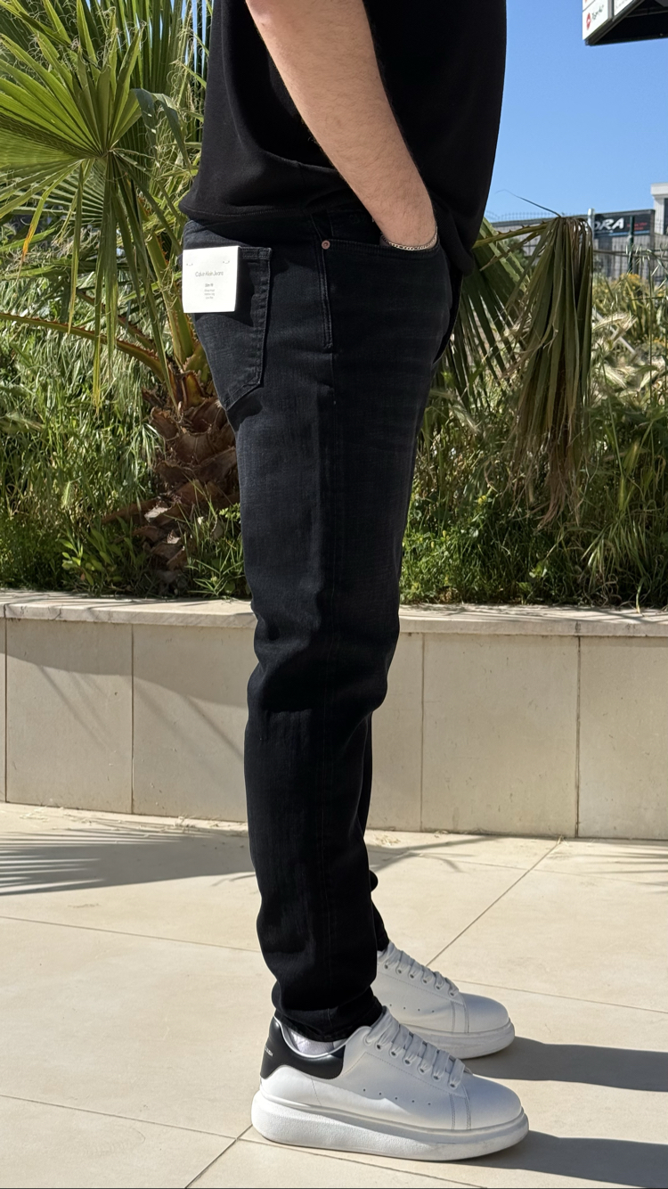 CK SİYAH TAŞLAMALI PREMIUM JEANS
