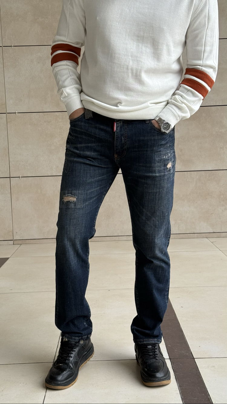 DSQUARED NAVY BLUE PREMIUM JEANS