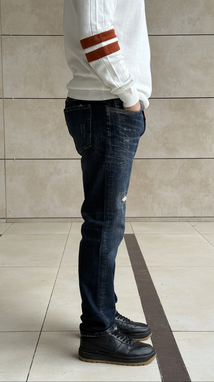 DSQUARED NAVY BLUE PREMIUM JEANS