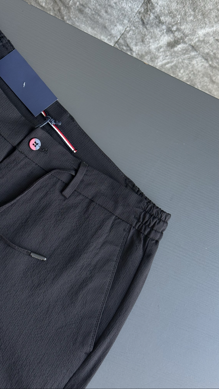 TH ELITWEAWE BLACK KUMAŞ PANTOLON