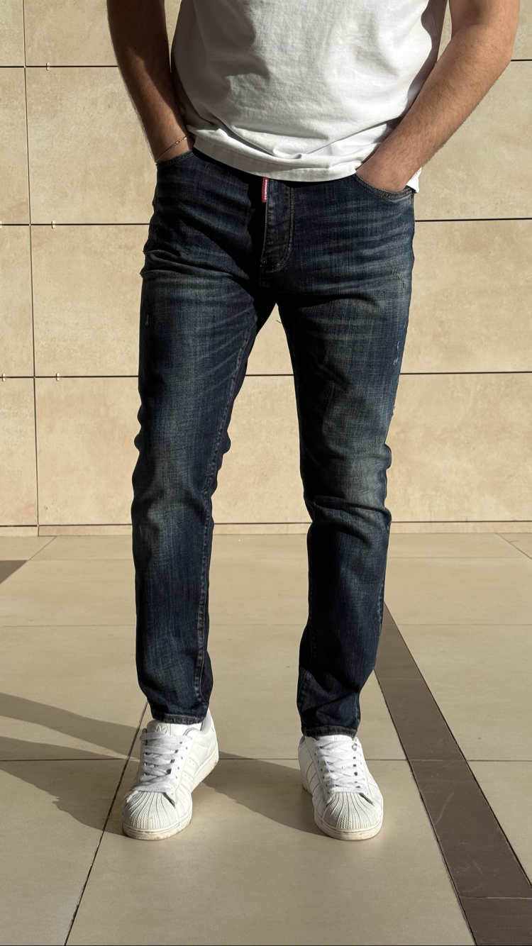DSQUARED2 NAVYBLUE YENİ SEZON DÜZ JEANS