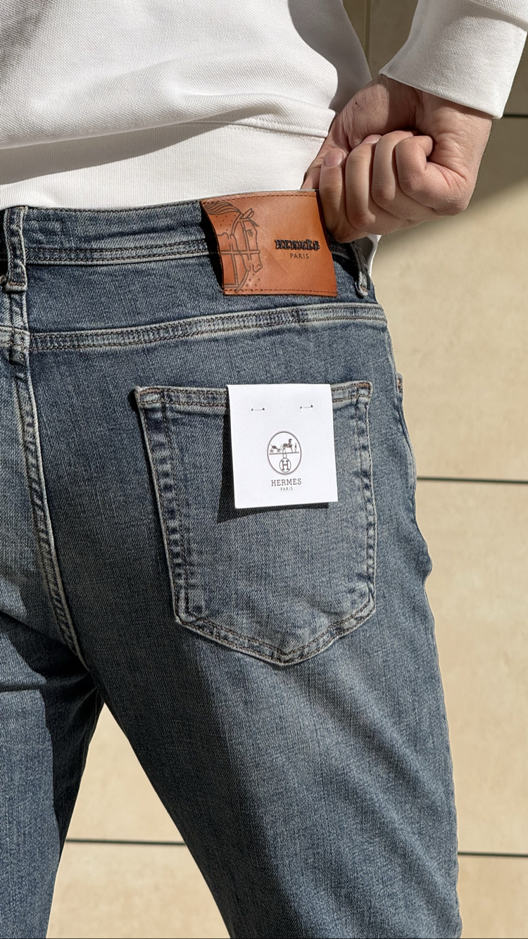 HERMES GLACIER BLUE PREMIUM JEANS 