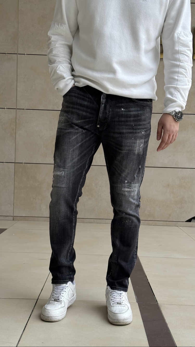 DSQUARED ANTRASIT LAZER KESİM PREMIUM JEANS