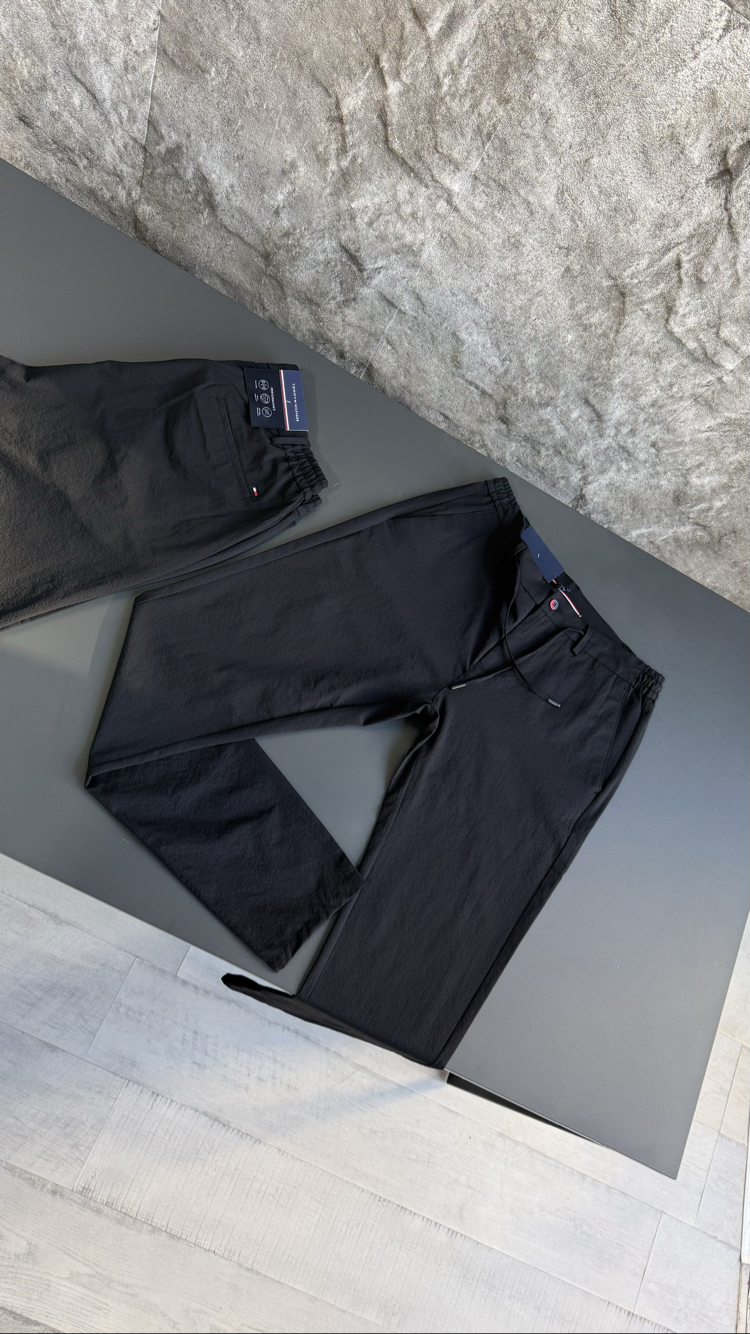 TH ELITWEAWE BLACK KUMAŞ PANTOLON