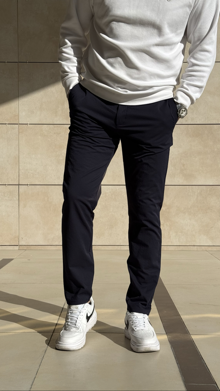 TH ELITWEAWE PREMIUM KUMAŞ PANTOLON LACIVERT