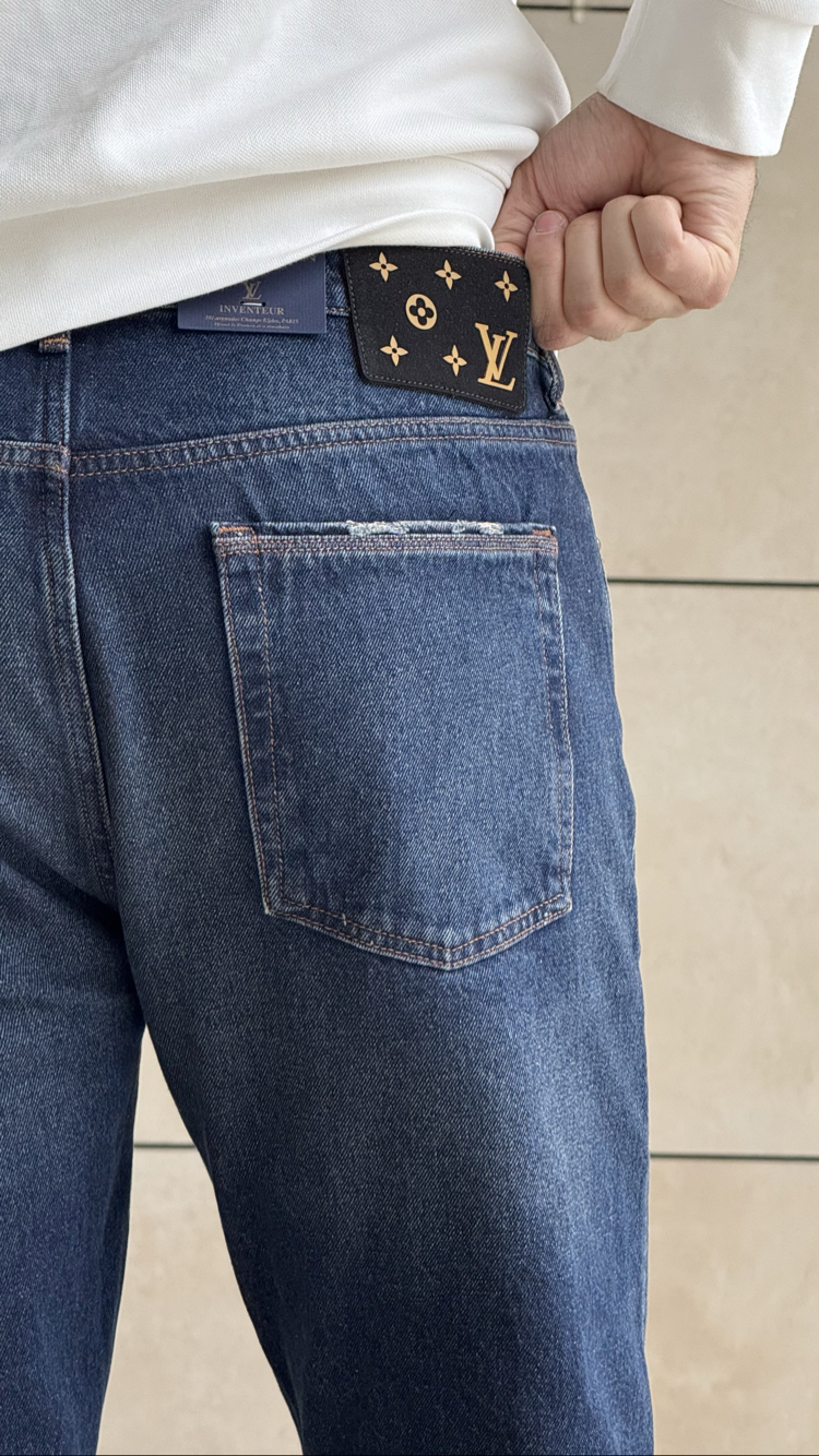 LOUIS VUITTON NAVY BOYFRIEND JEANS