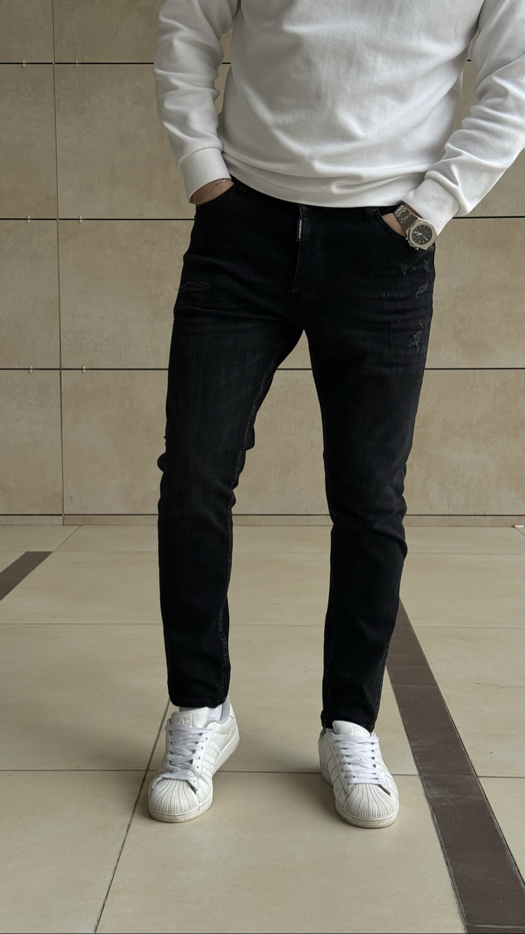 DSQUARED2 DETAYLI BLACK PREMIUM JEANS