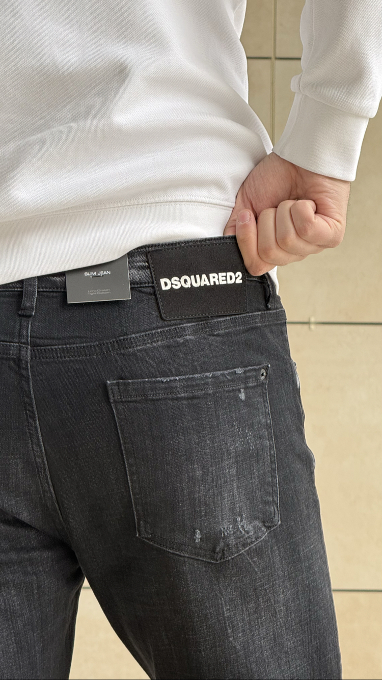 DSQUARED2 DETAYLI BLACK PREMIUM JEANS