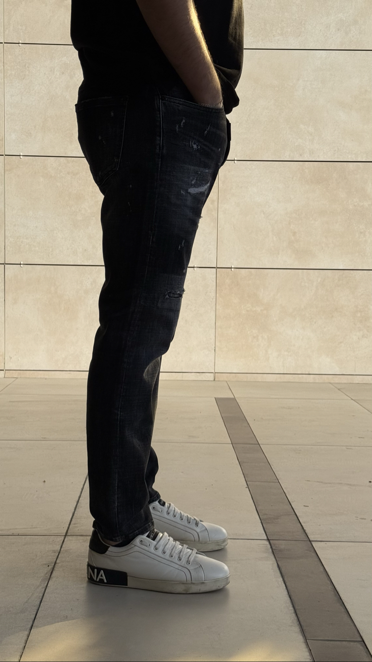 DSQUARED2 BLACK LAZERLİ PREMIUM JEANS 