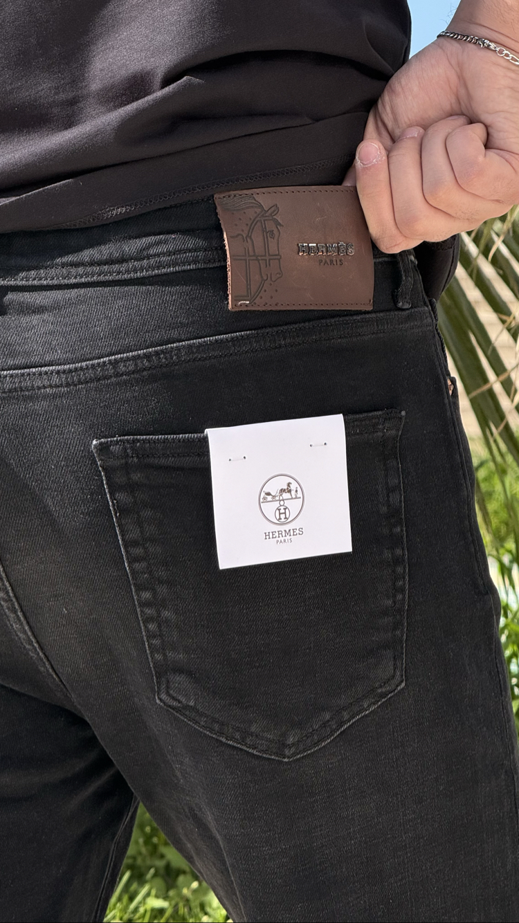 HERMES BLACK PREMIUM JEANS