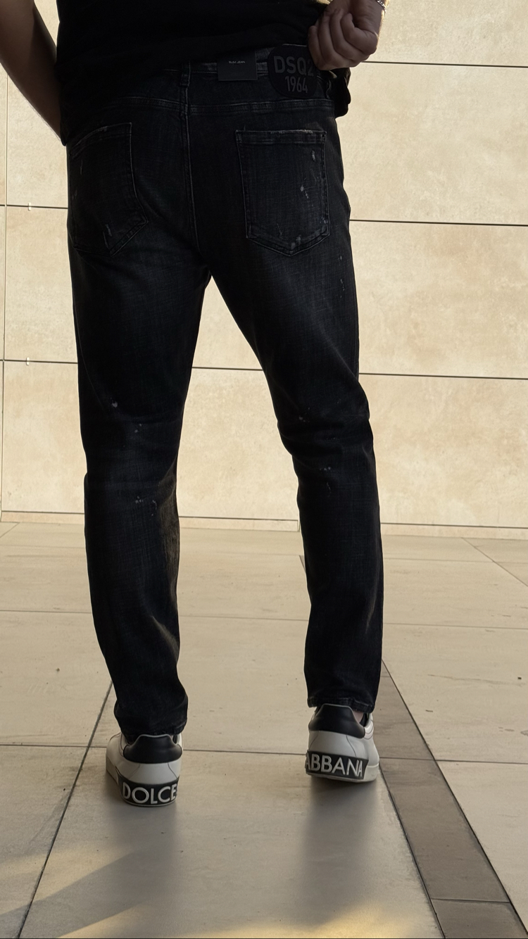 DSQUARED2 BLACK LAZERLİ PREMIUM JEANS 