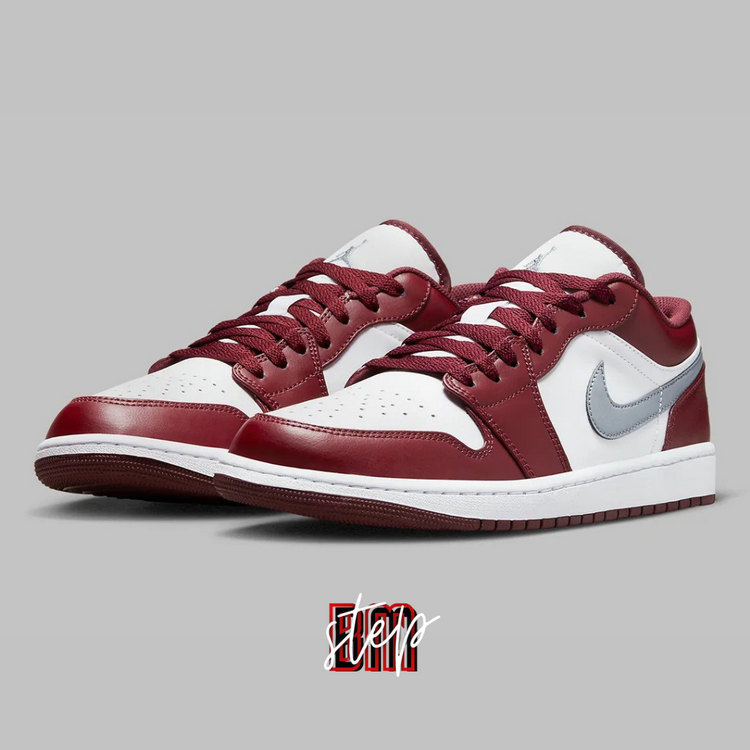 Air Jordan 1 Low White “Bordeaux