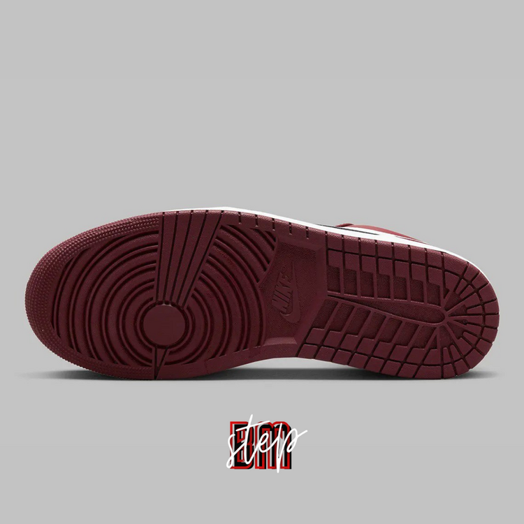 Air Jordan 1 Low White “Bordeaux