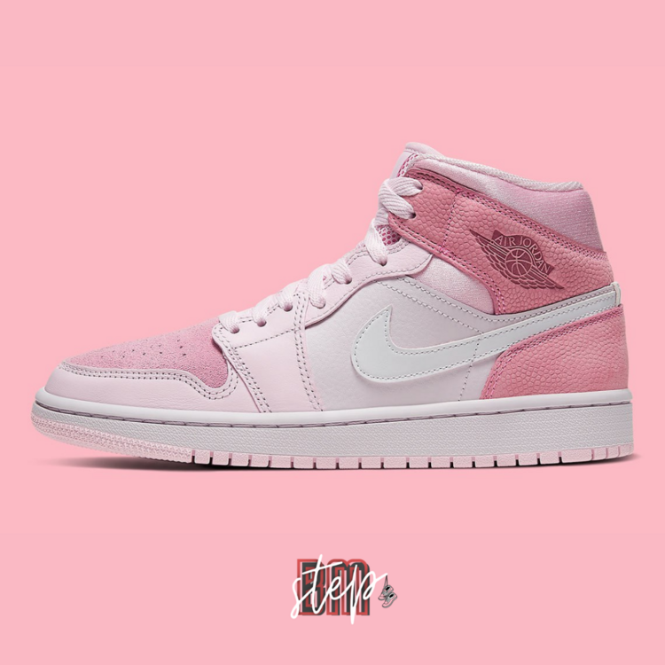 Air Jordan 1 Mid Digital Pink