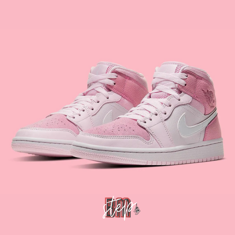 Air Jordan 1 Mid Digital Pink