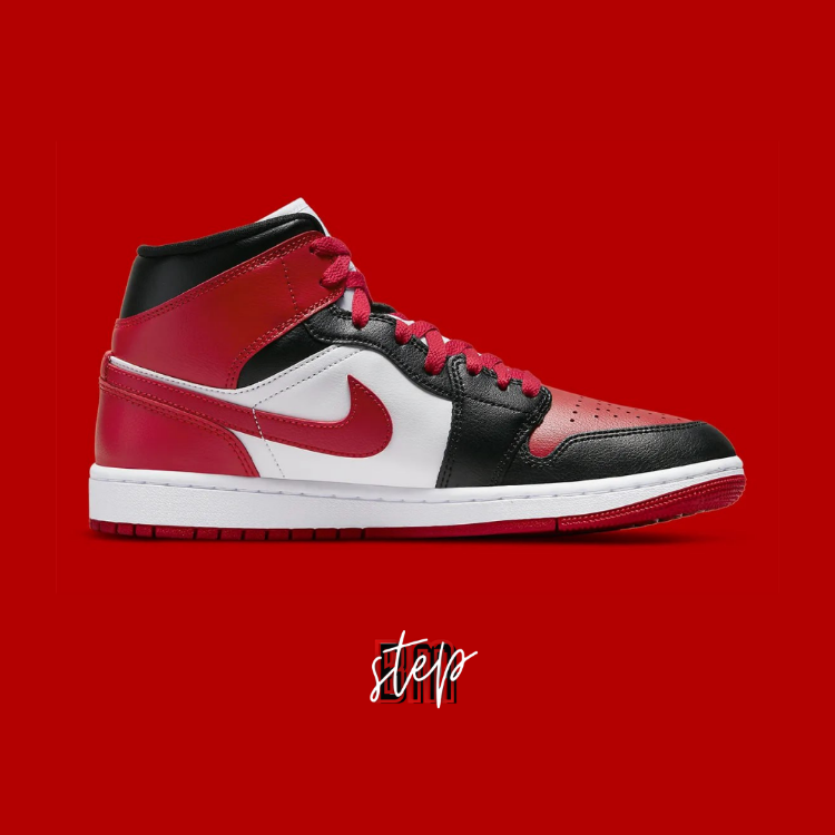 Nike Air Jordan 1 Mid "Alternate Bred Toe