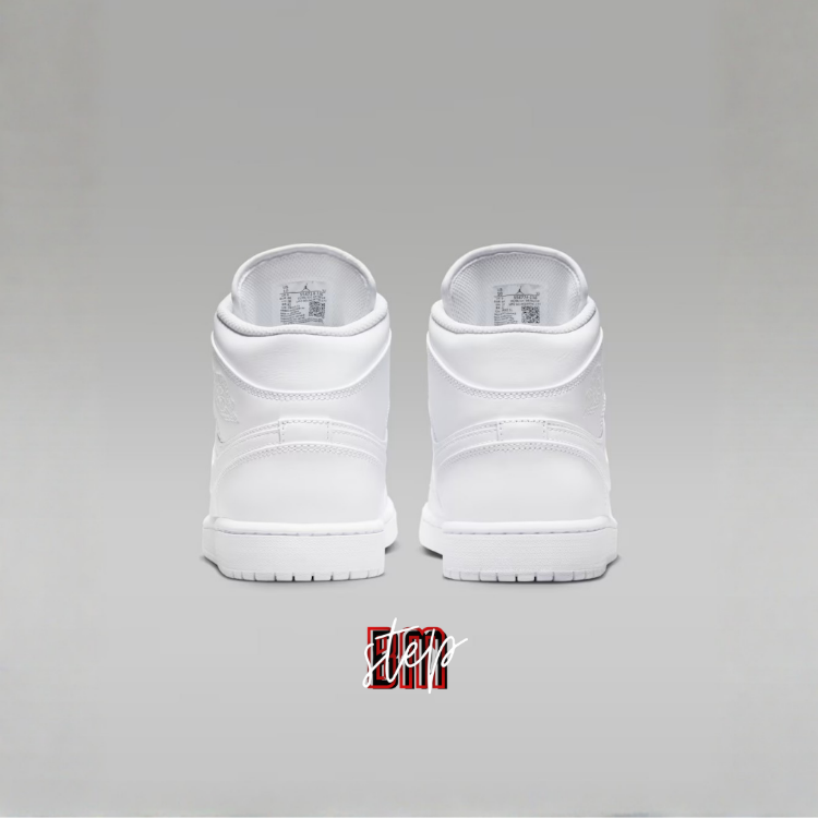 Nike Air Jordan 1 Mid “Triple White”