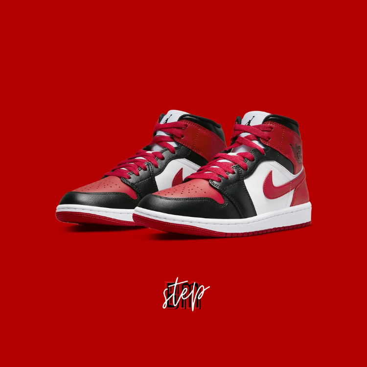 Nike Air Jordan 1 Mid "Alternate Bred Toe