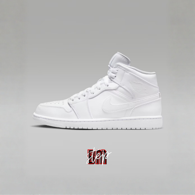Nike Air Jordan 1 Mid “Triple White”