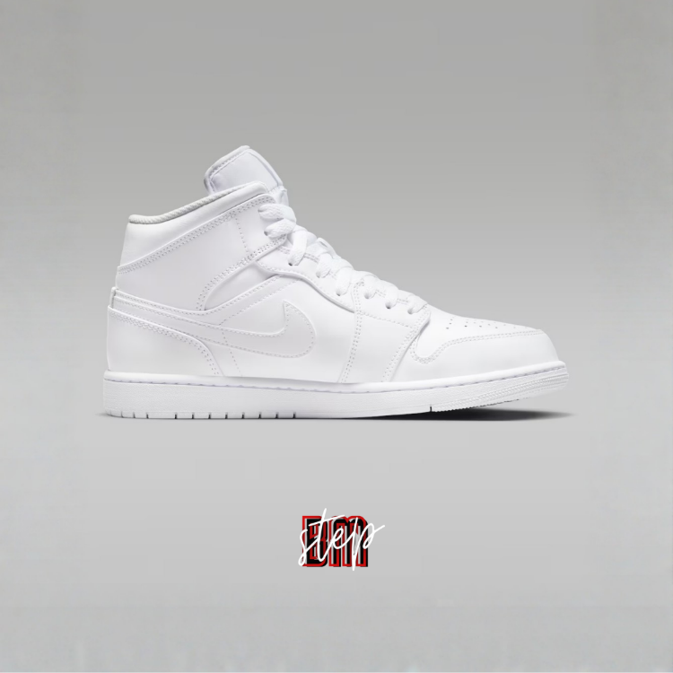 Nike Air Jordan 1 Mid “Triple White”