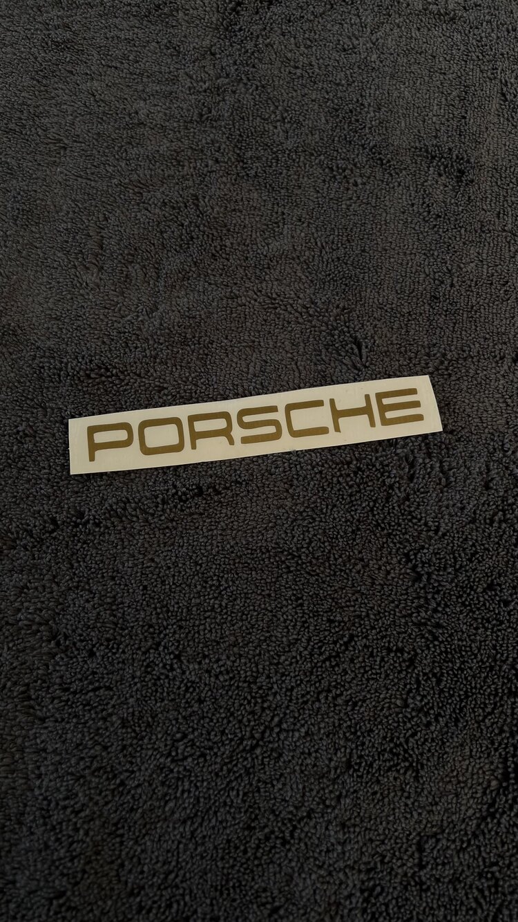 PORSCHE STİCKER ÇİFT