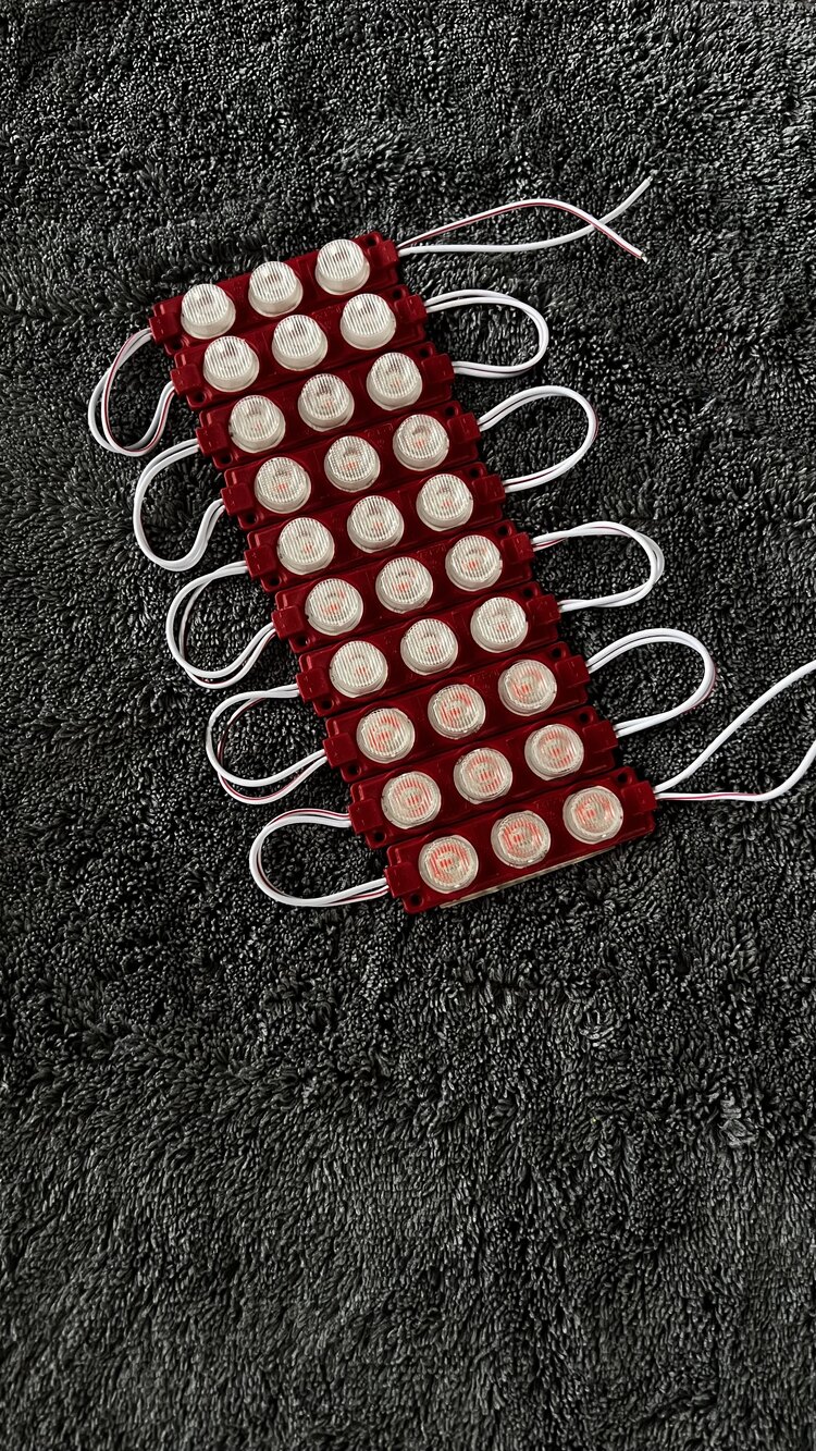 10 LU PARMAK LED KIRMIZI