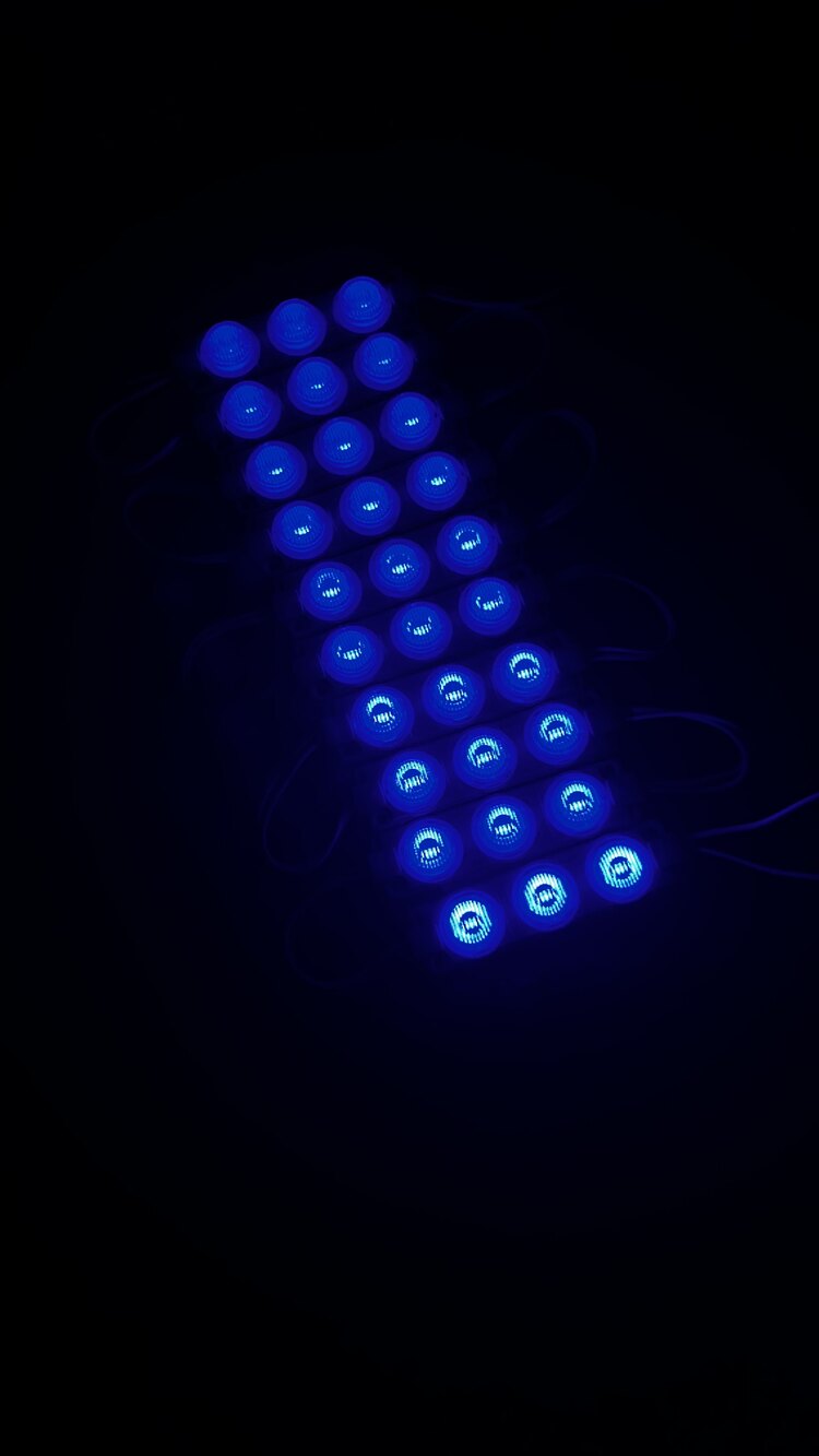 10 LU PARMAK LED MAVİ