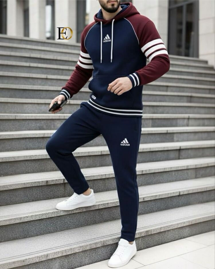 Adidas Alt Üst Takım– Üç iplik kalın pamuklu kumaş