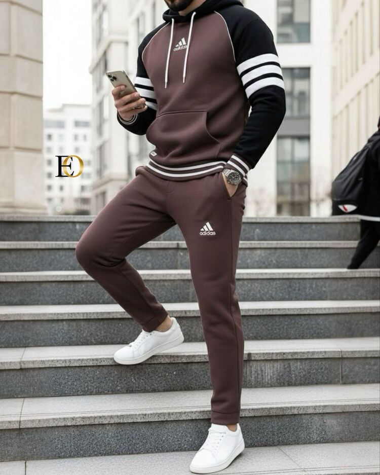 Adidas Alt Üst Takım– Üç iplik kalın pamuklu kumaş