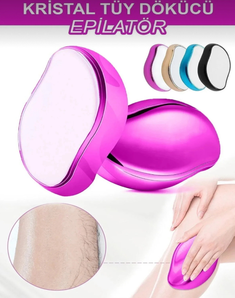 Crystal Eraser Epilasyon Aleti Tüy Silgisi Tüy Alıcı Fiziksel Kristal Epilatör