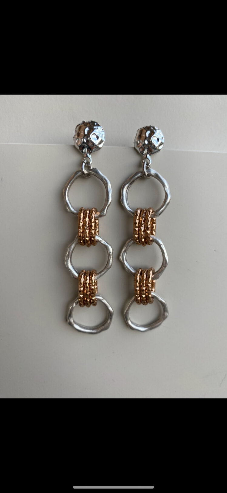 By Bulik Tasarım Triple Rings Earrings