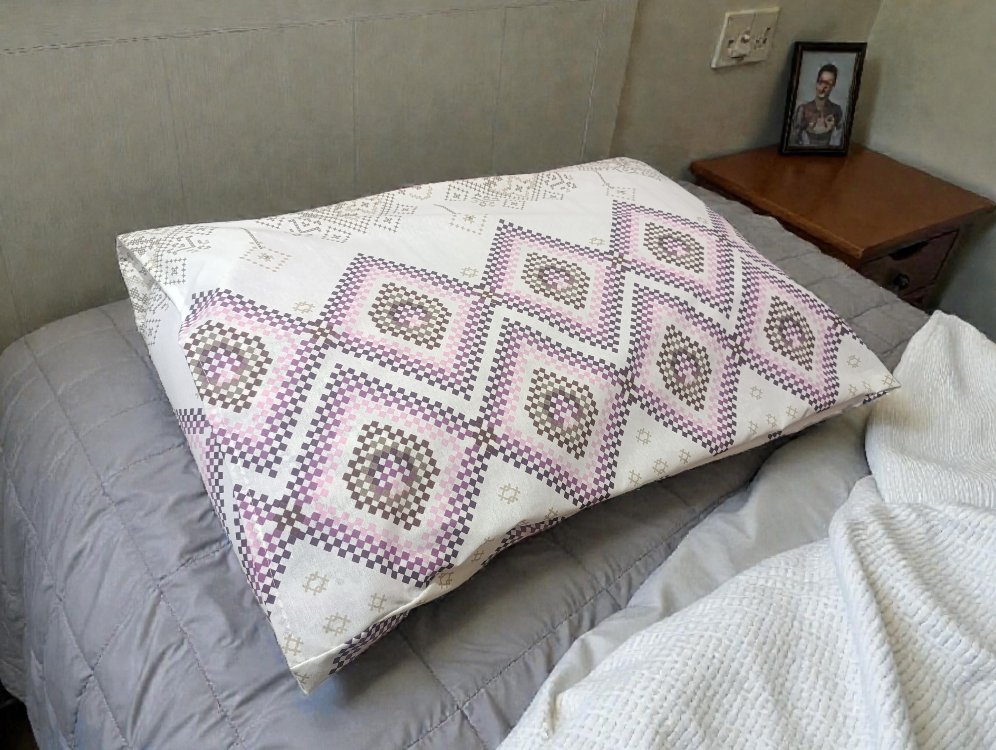 Yastık kılıfı 2 li özel desen içten kapaklı 