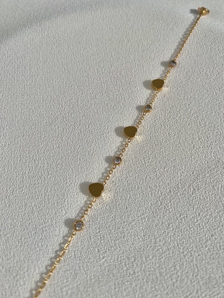 Kalpli Gold Çelik Bileklik