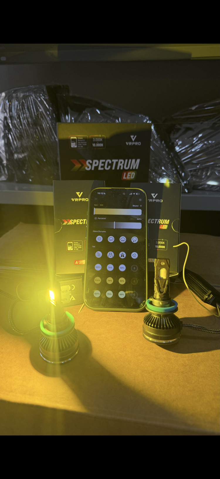 VR PRO ÇİFT RENK LED SPEKTRUM TELEFON KONTROLLÜ