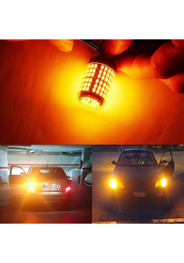 144 LED TURUNCU SİNYAL LEDİ TAKIMI ( 1 ÇİFT )