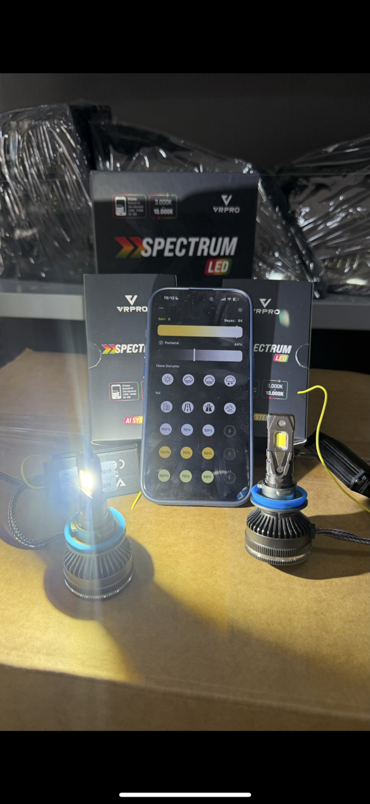 VR PRO ÇİFT RENK LED SPEKTRUM TELEFON KONTROLLÜ