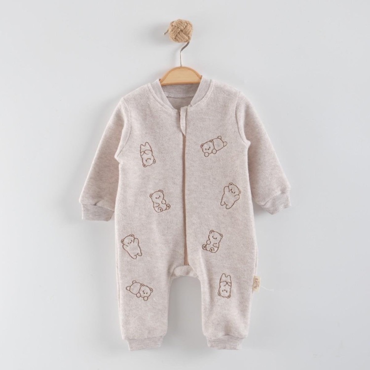 BABYBOO YUMOŞ AYICIK FERMUARLI TULUM 6-18 Ay