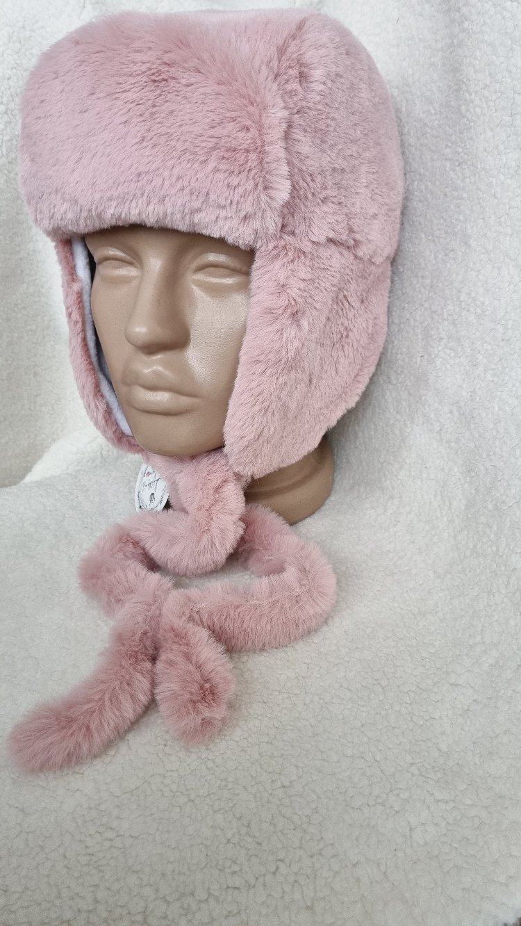 Rose kulaklı şapka 