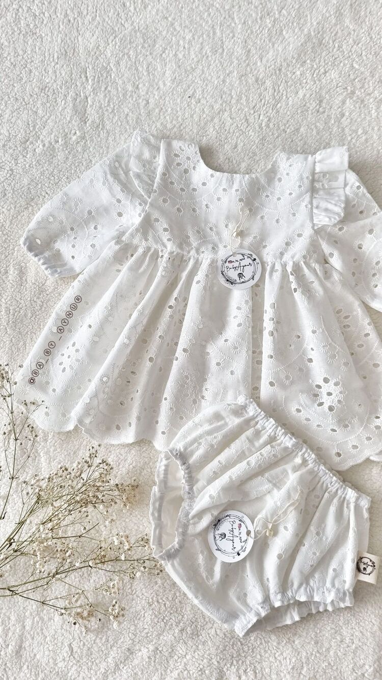 Mini elbise ve bloomer ikili set