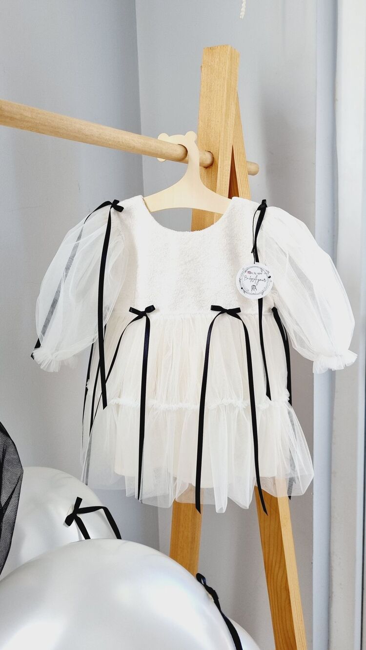 Coquette bow elbise