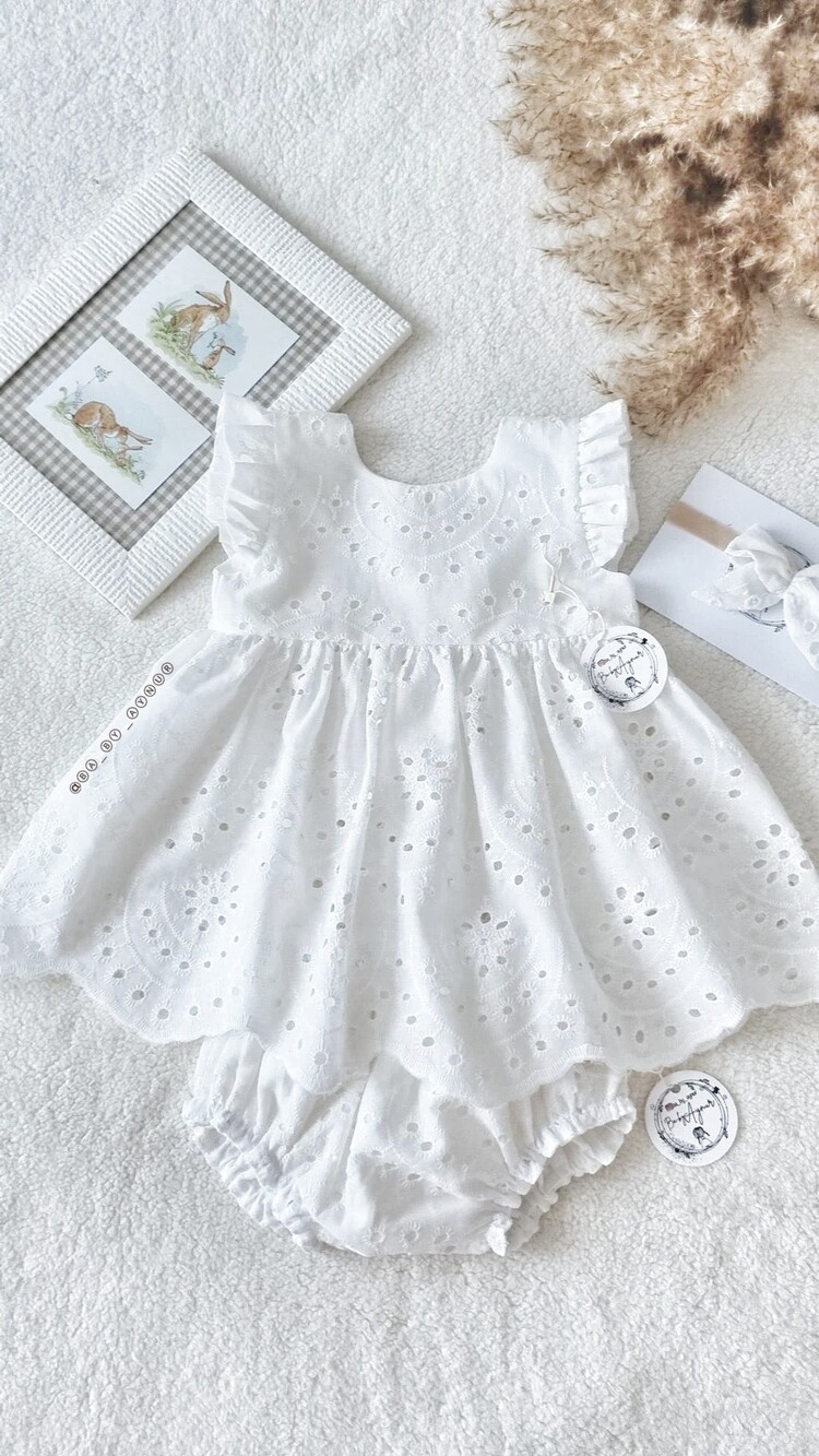 Mini elbise ve bloomer 2 li set