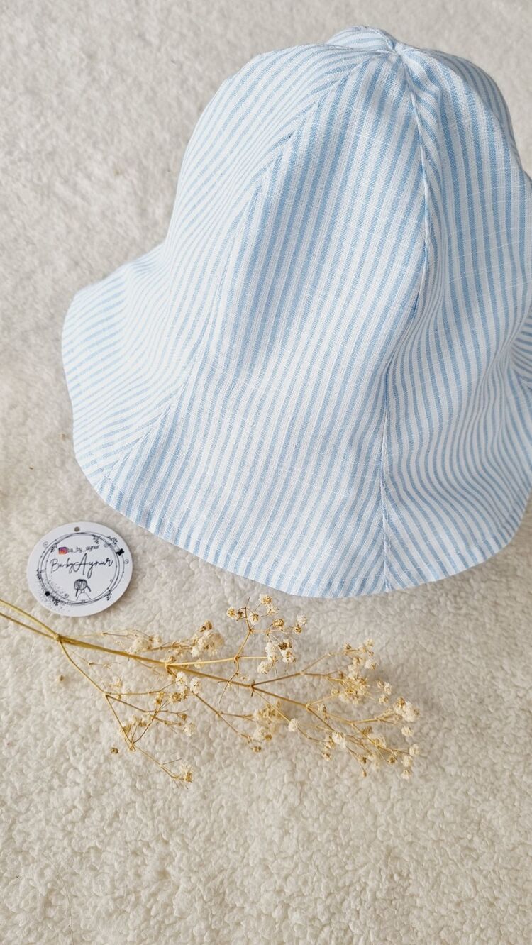 Mavi çizgili sun hat