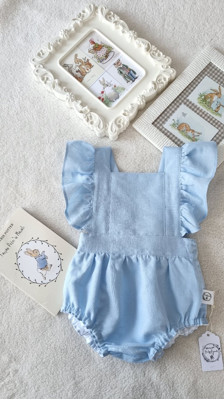 Blue Chic keten romper
