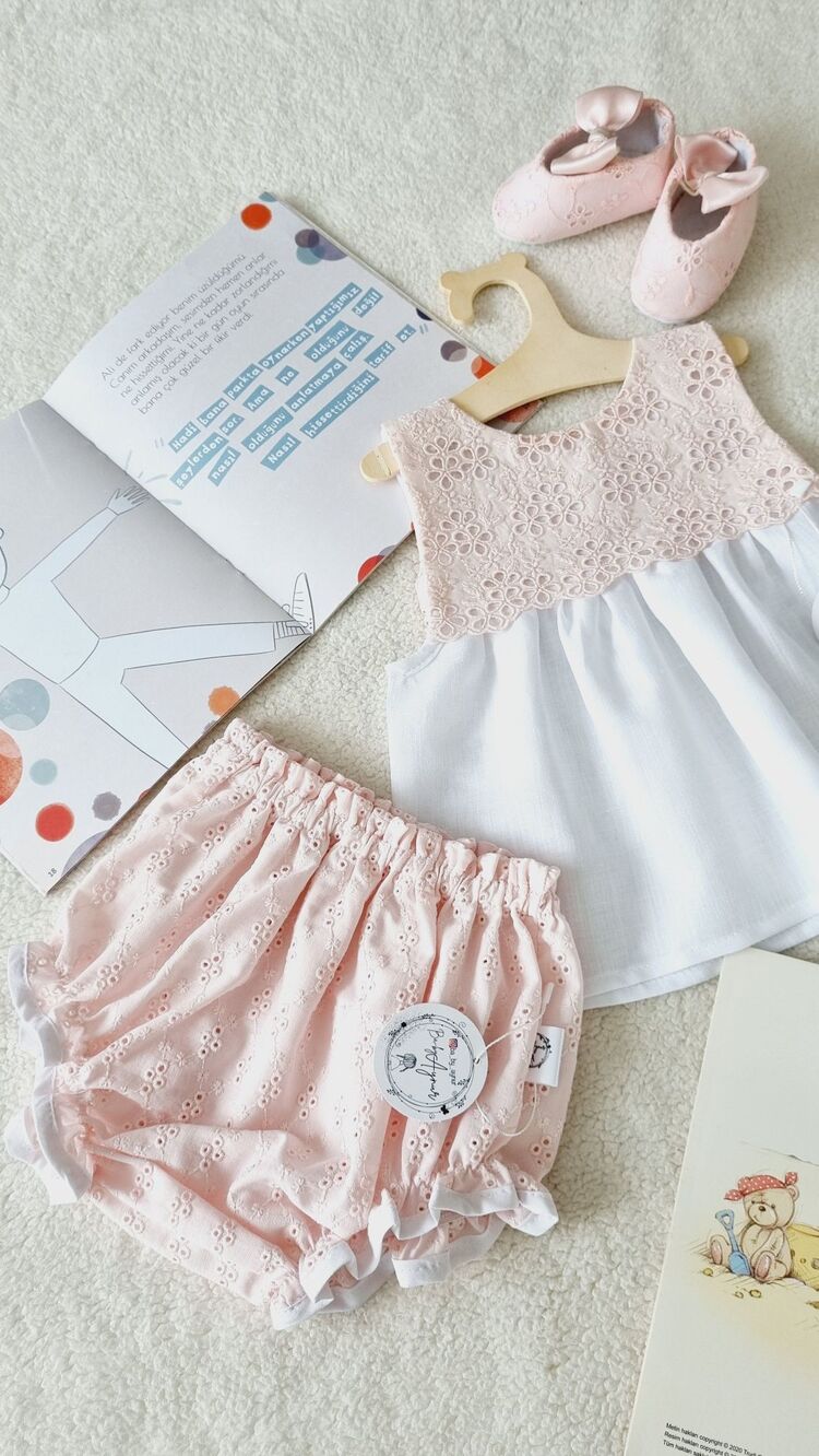 Mayra bluz ve bloomer ikili set