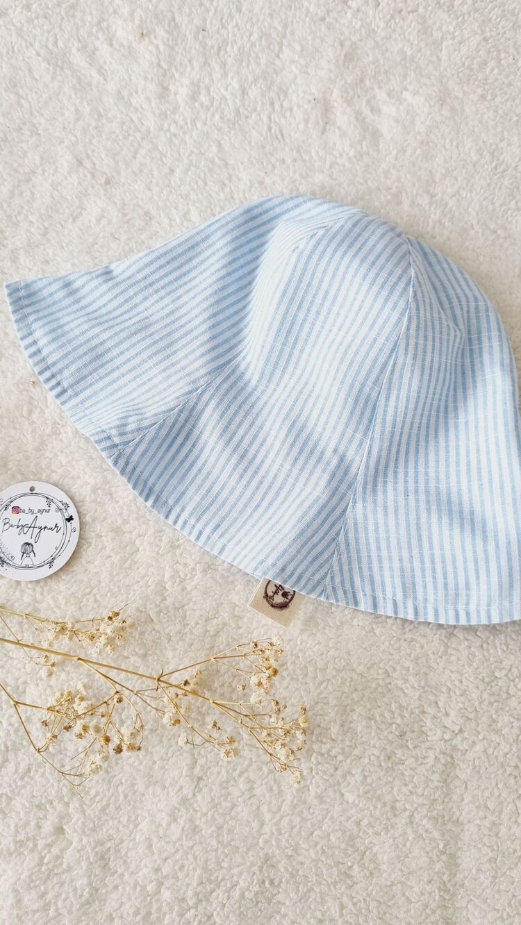Mavi çizgili sun hat