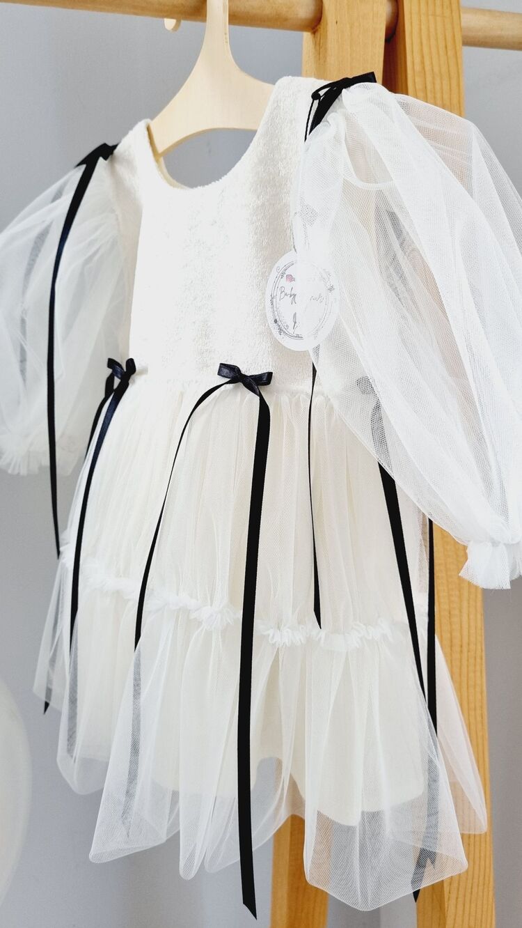 Coquette bow elbise