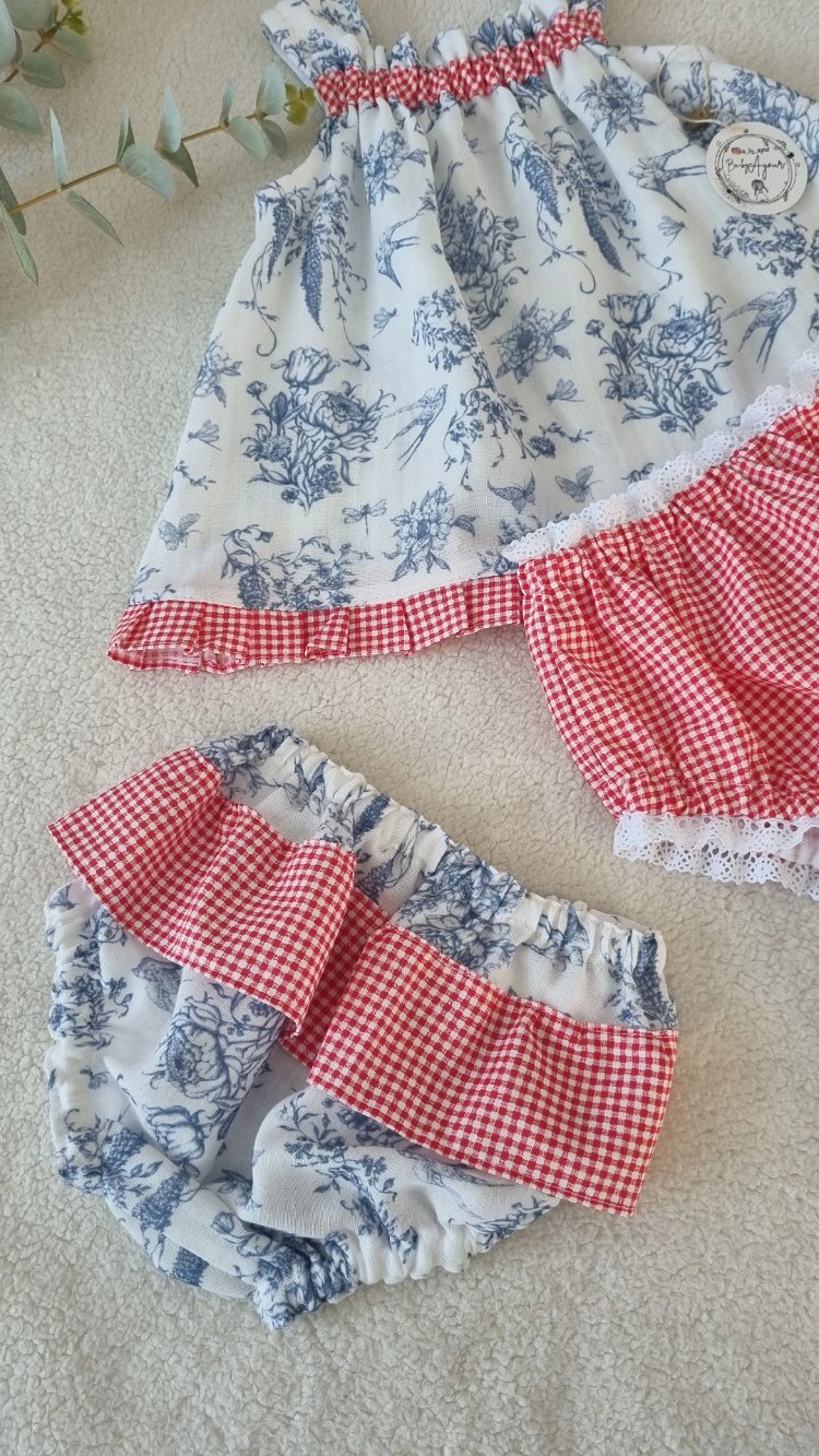 Rosalie muslin 2 li set