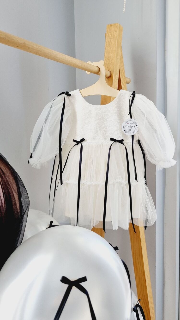 Coquette bow elbise